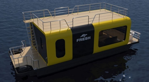 Плавучие дома начали продавать через маркетплейс