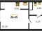 Продается студия 26,45 м²
