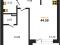 Продается 1-комн. квартира, 44,59 м²