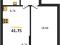 Продается 1-комн. квартира, 41,75 м²