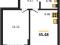 Продается 2-комн. квартира, 35,48 м²